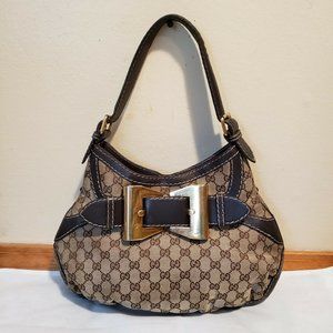 Gucci Guccissima Queen Hobo Shoulder Bag Authentic